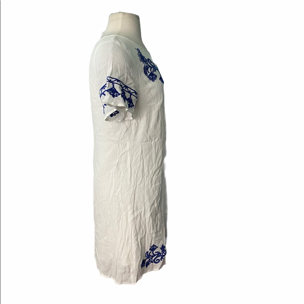 Lulus embroidered shift dress sz- med - Picture 5 of 8
